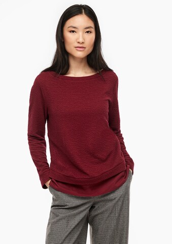 s.Oliver Sweatshirt in Rot: Vorderseite
