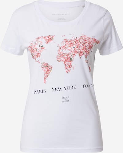 EINSTEIN & NEWTON T-shirt 'World' i rosa / svart / vit, Produktvy