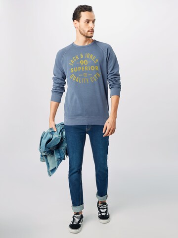 JACK & JONES Regular fit Sweatshirt in Blue