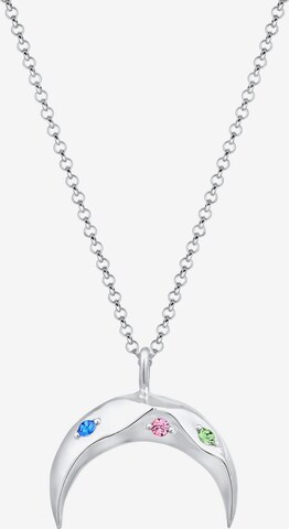 ELLI Necklace 'Halbmond' in Silver: front