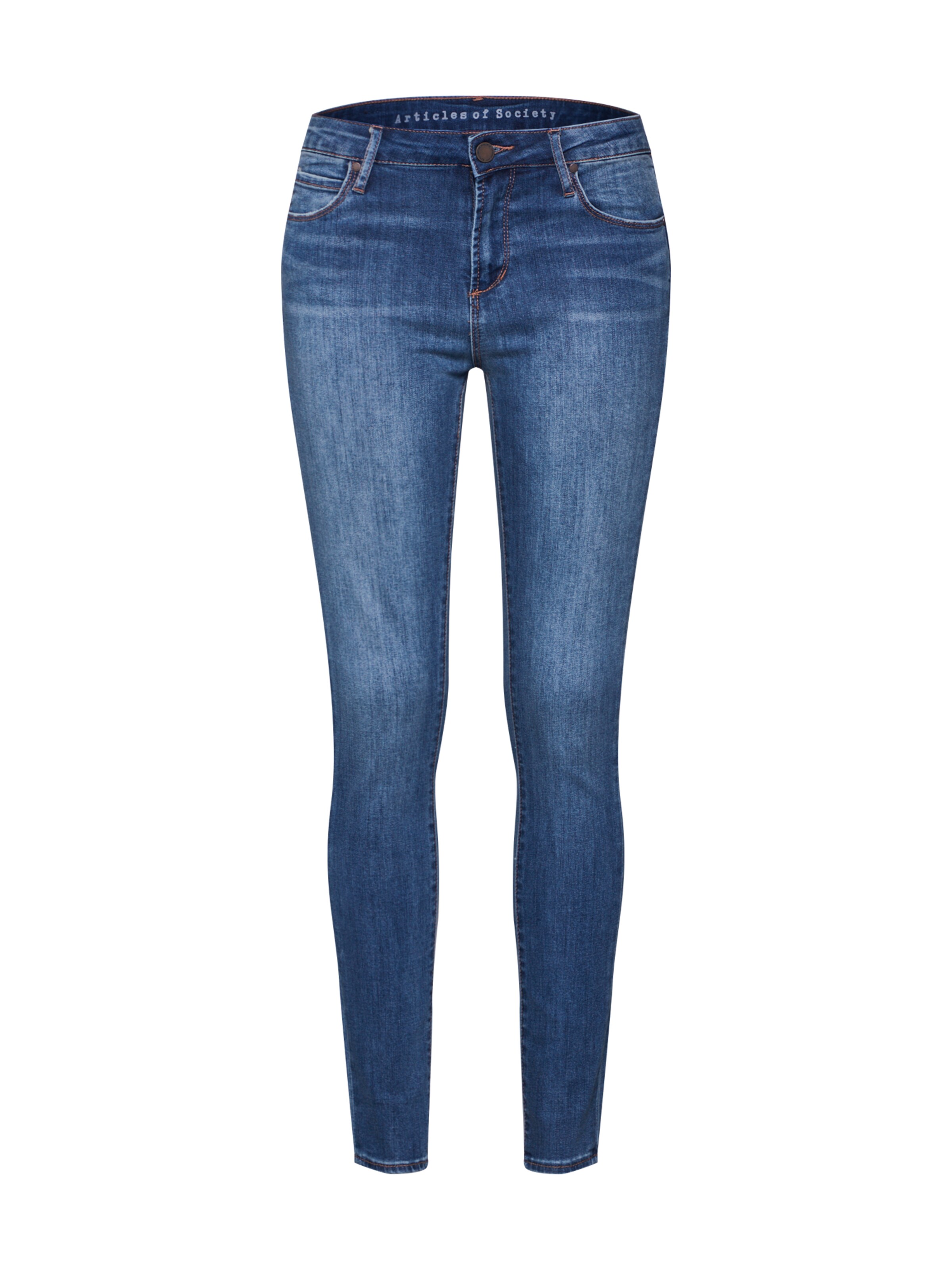 Articles of Society - Jeans 'Sarah Ankle Skinny Alta' in de kleur Blauw denim