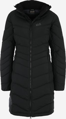 Manteau fonctionnel 'Selenium' JACK WOLFSKIN en noir : devant