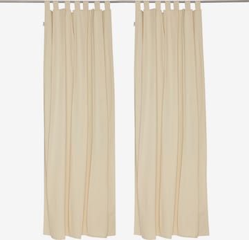 TOM TAILOR Curtains & Drapes in Beige: front