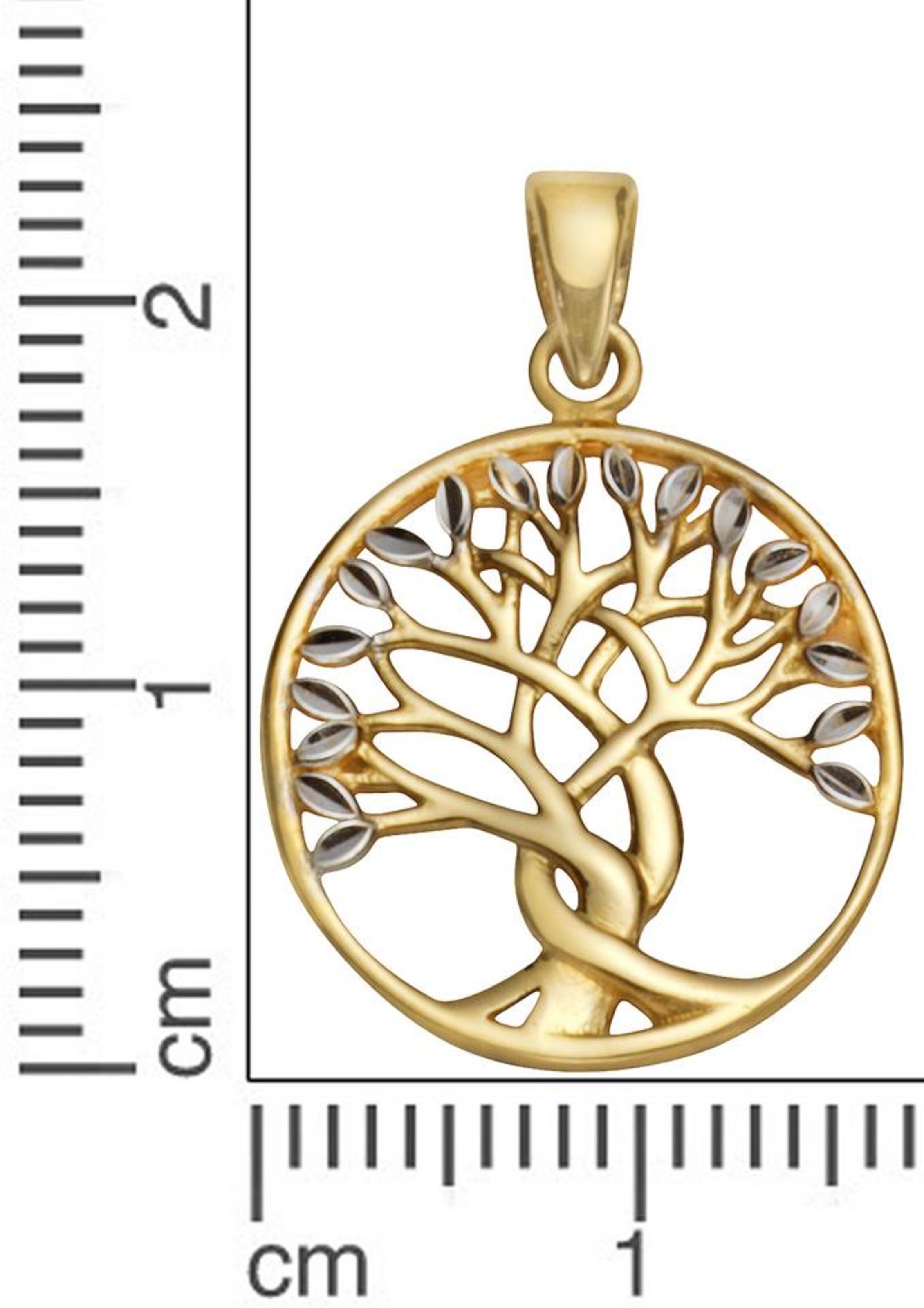 FIRETTI Pendant 'Lebensbaum' in Gold