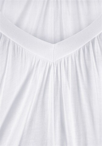 T-shirt LASCANA en blanc