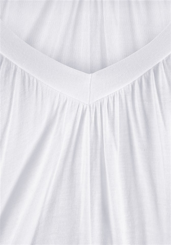 LASCANA Koszulka w kolorze biały