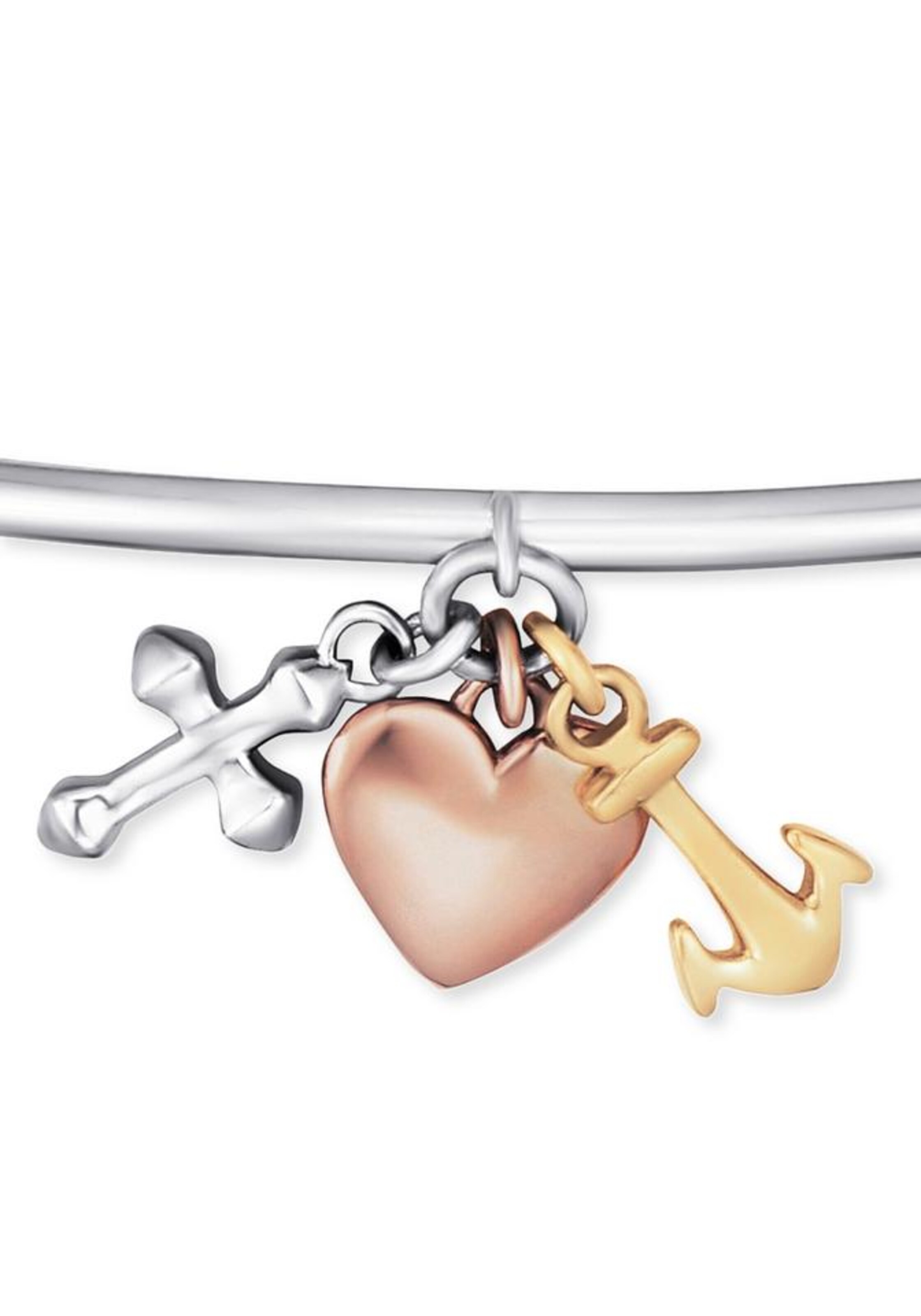 Engelsrufer Bracelet 'Glaube, Liebe und Hoffnung' in Silver