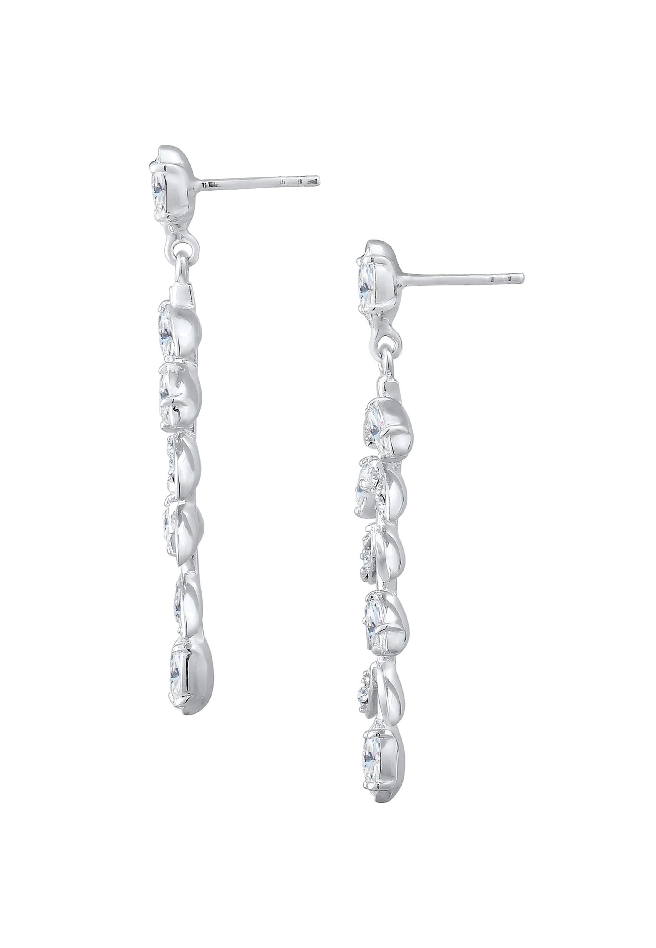 ELLI PREMIUM Earrings 'Blatt' in Silver
