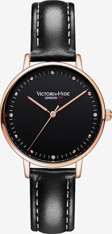 Victoria Hyde Uhr in Schwarz: predná strana