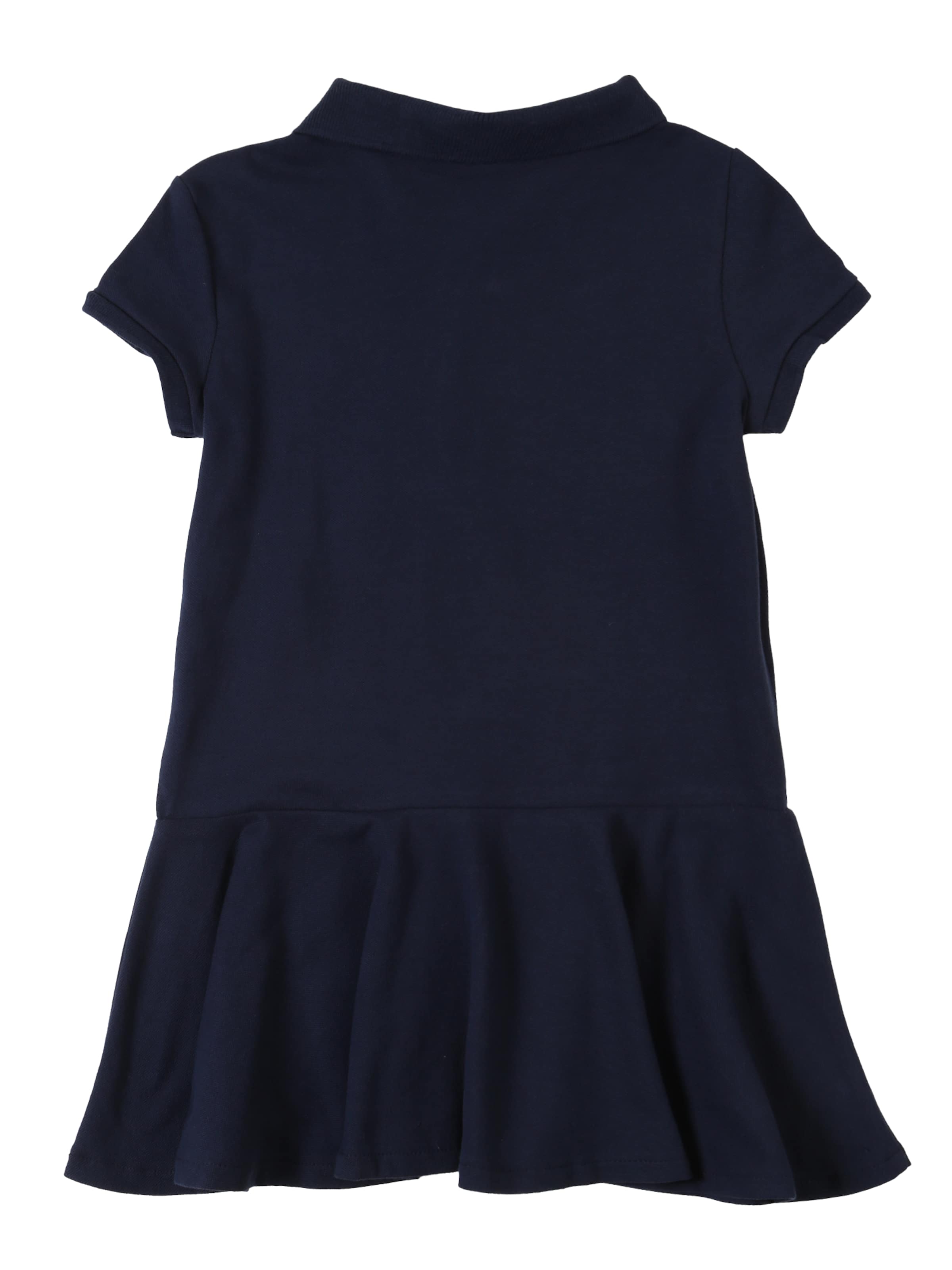 Rochie de la Polo Ralph Lauren pe albastru: spate