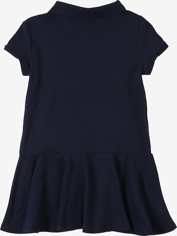 Polo Ralph Lauren Šaty – modrá: zadní strana
