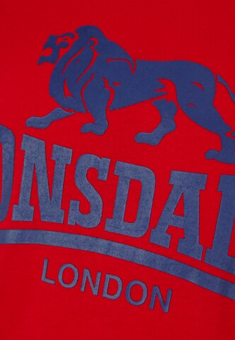 LONSDALE Shirt in Red