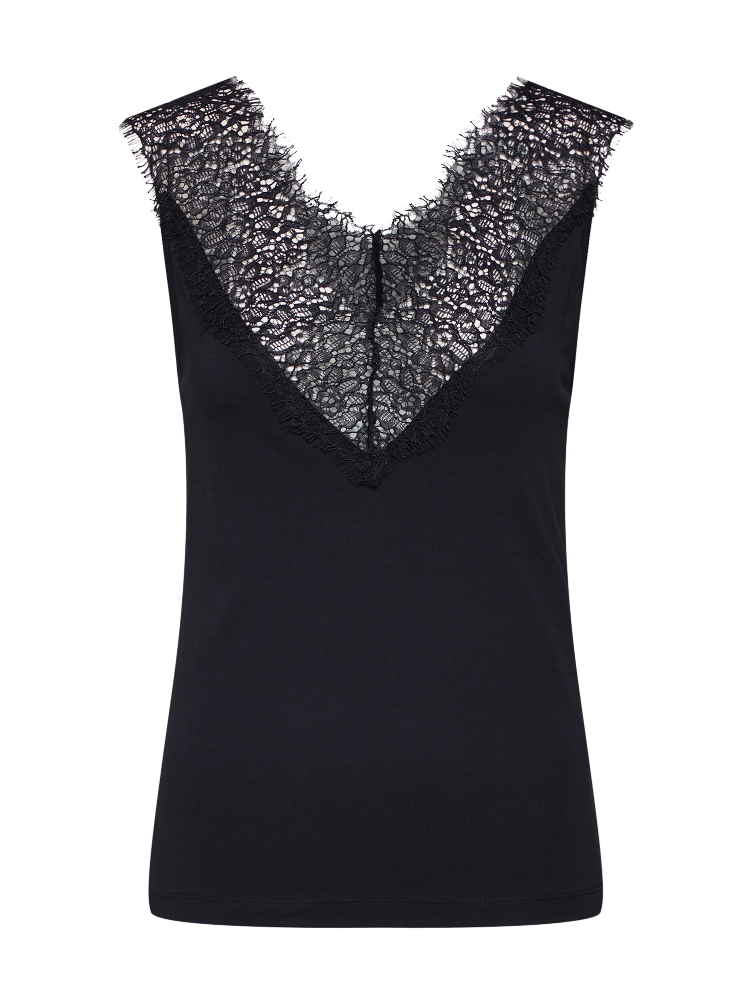 Noisy may - Top 'LINDSAY' in de kleur Zwart