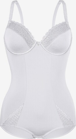 sassa Bodysuit 'LOVELY SECRET' in White: front