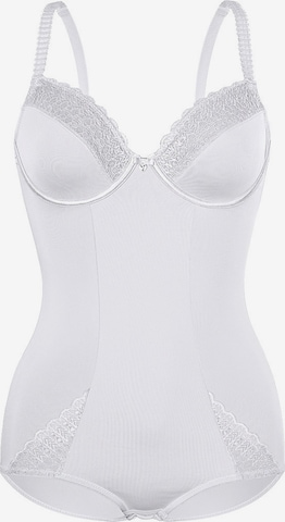 sassa Bodysuit 'LOVELY SECRET' in White: front