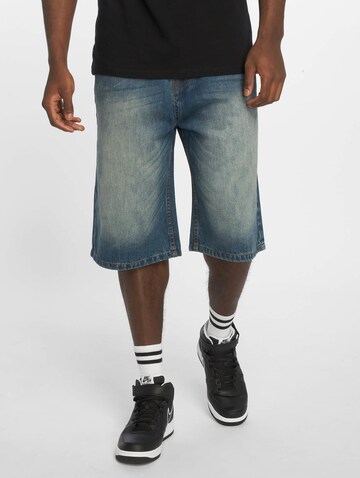 ROCAWEAR Loose fit Trousers 'Fri' in Blue: front