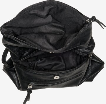 TOM TAILOR Backpack 'Tinna' in Black