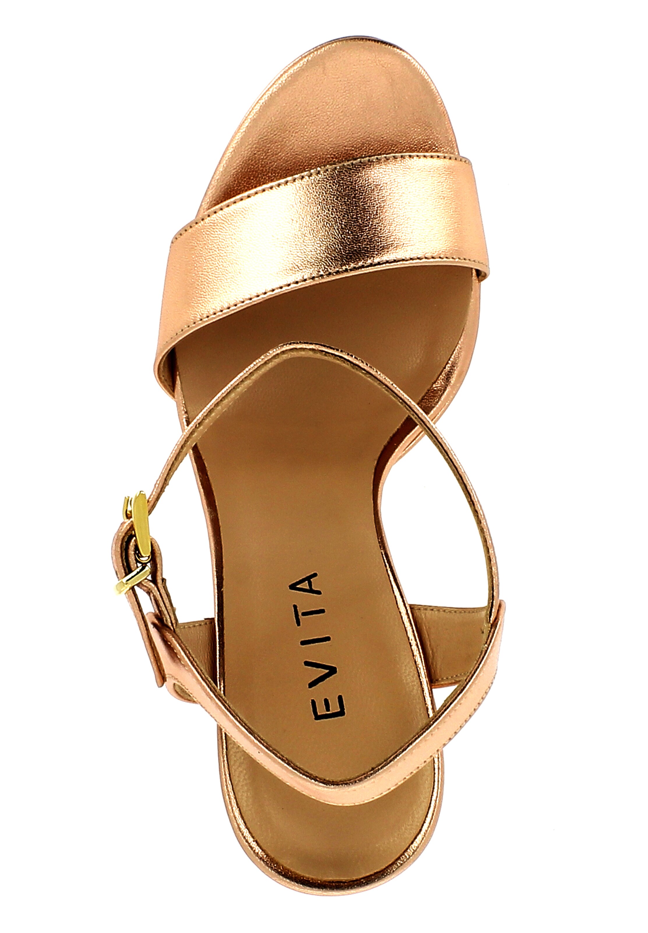 EVITA Damen Sandalette in Bronze