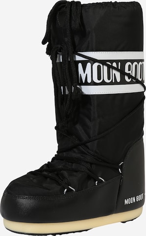 MOON BOOT Μπότες για χιόνι σε μαύρο: μπροστά