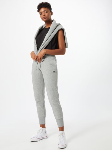 CONVERSE Tapered Broek 'Chevron' in Grijs