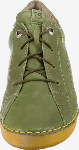 JOSEF SEIBEL Lace-Up Shoes 'Fergey 73' in Green