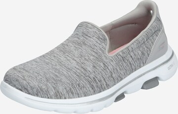 SKECHERS Slip-on 'Go Walk 5 Honor' in Grijs: voorkant