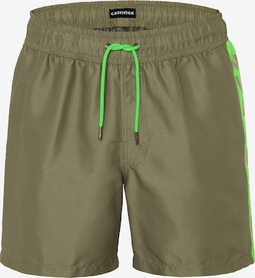 CHIEMSEE Board Shorts in Green: front