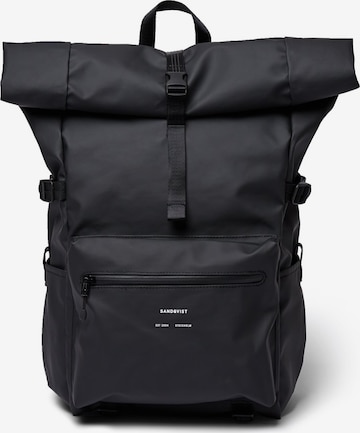 SANDQVIST Backpack 'RUBEN' in Black: front