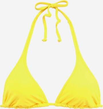 BUFFALO - Top de bikini en amarillo: frente