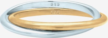 ELLI PREMIUM Ring 'Bi Color_Tri Color' in Goud