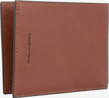 Piquadro Wallet 'Blue Square' in Brown