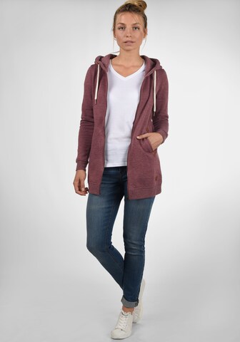 DESIRES Sweatjacke 'Vicky Straight-Zip' in Rot