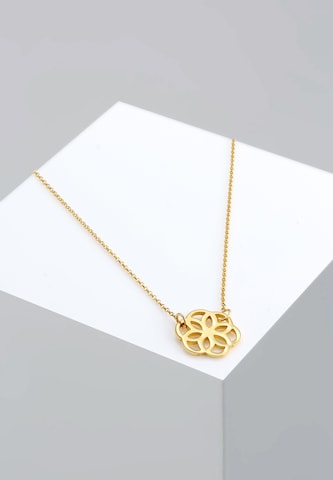 ELLI Ketting 'Blume' in Goud