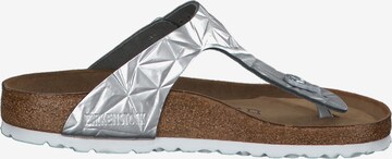 BIRKENSTOCK Zehentrenner in Silber