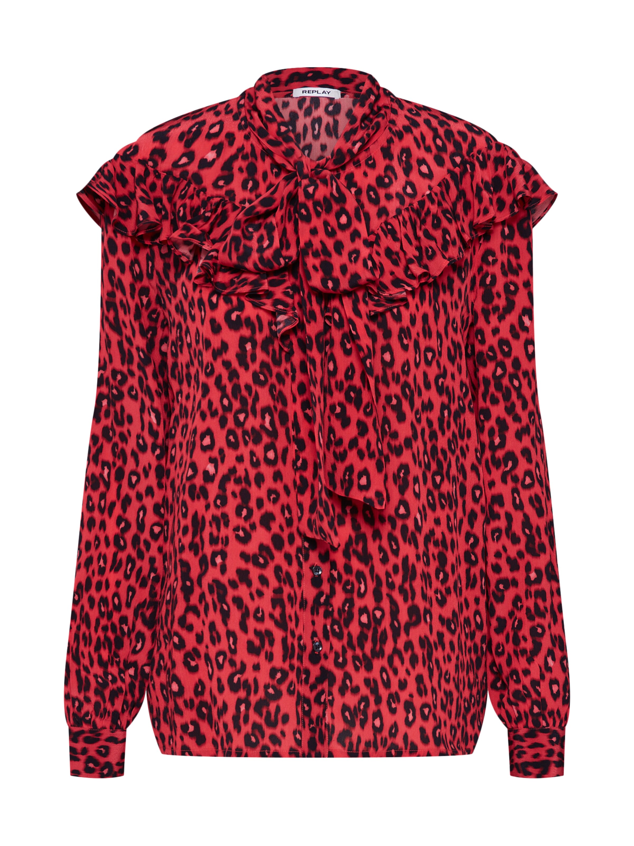 REPLAY - Blouse in de kleur Rood