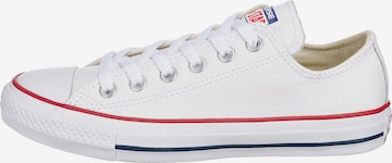 CONVERSE Tenisky 'CHUCK TAYLOR ALL STAR CLASSIC OX LEATHER' – bílá