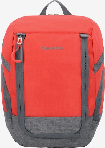 TRAVELITE Backpack 'Basics' in Red: front