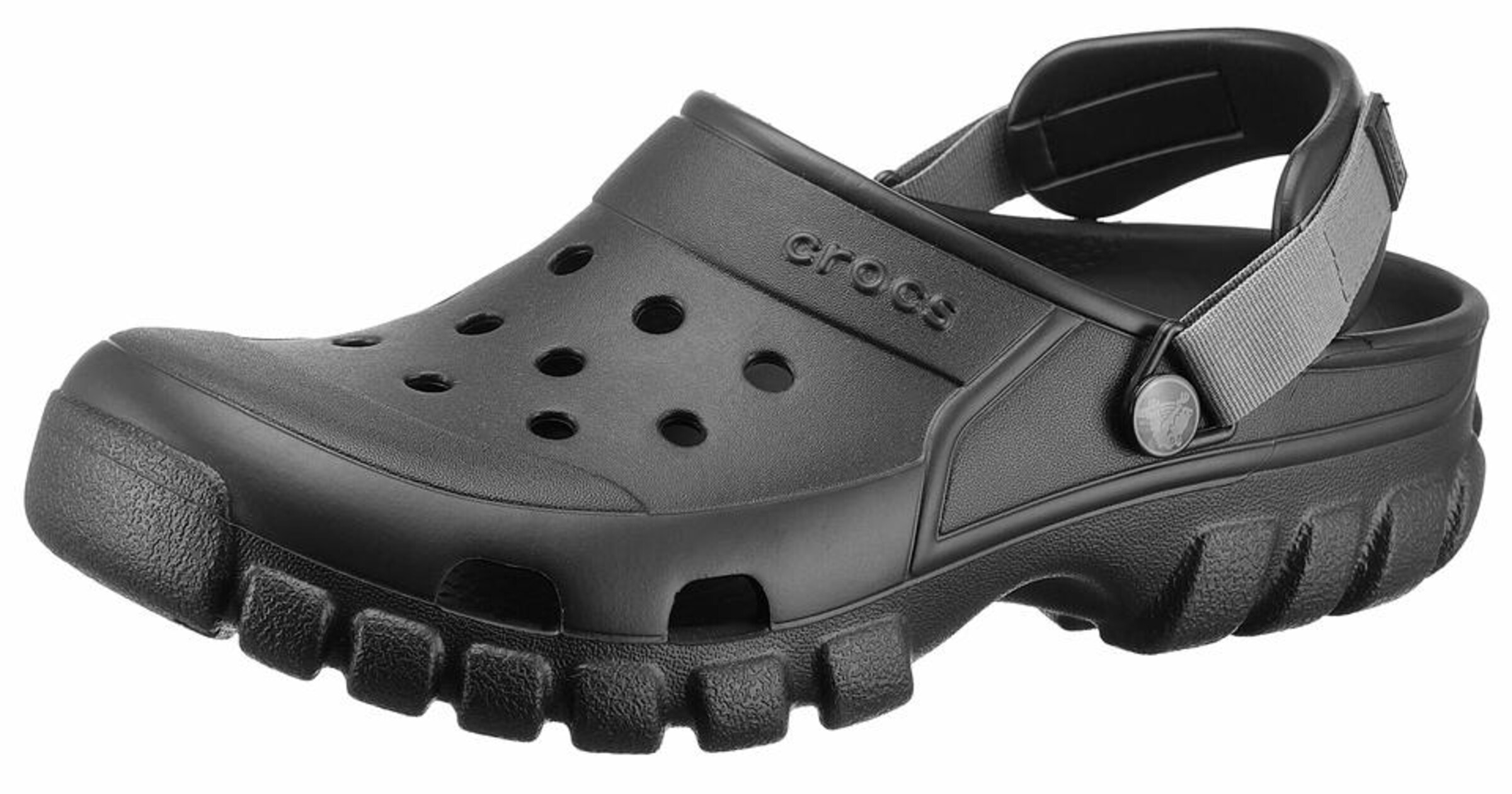 Crocs Clogs in Black: front