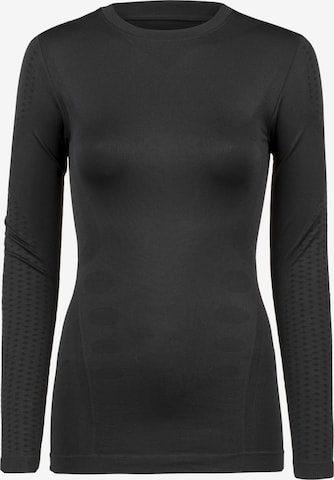 Whistler Bralette Base Layer in Black: front