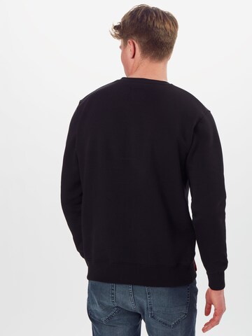 ALPHA INDUSTRIES Regular fit Sweatshirt in Zwart
