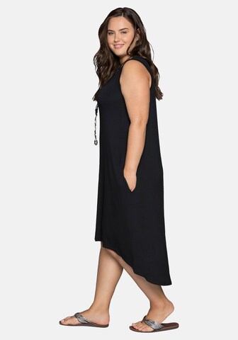 SHEEGO Sommerkleid in Schwarz