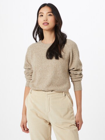 VERO MODA Trui 'Doffy' in Beige: voorkant