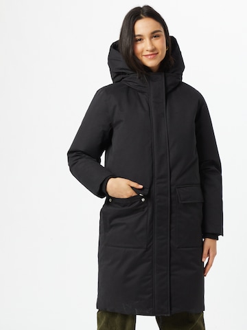 Veste mi-saison minimum en noir : devant