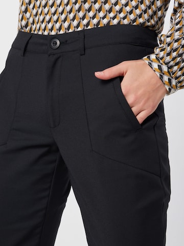 Coupe slim Pantalon 'Vera' Kaffe en noir