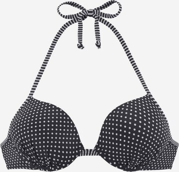 s.Oliver - Top de bikini 'Avni' en negro: frente