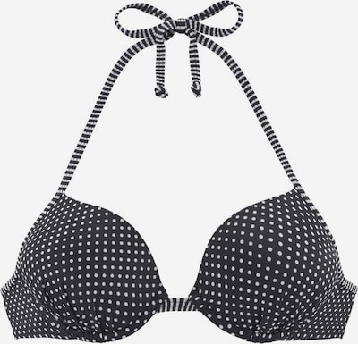 s.Oliver Hauts de bikini 'Avni' en noir / blanc, Vue avec produit