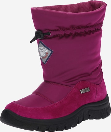 Bottes 'Varna' NATURINO en rose : devant