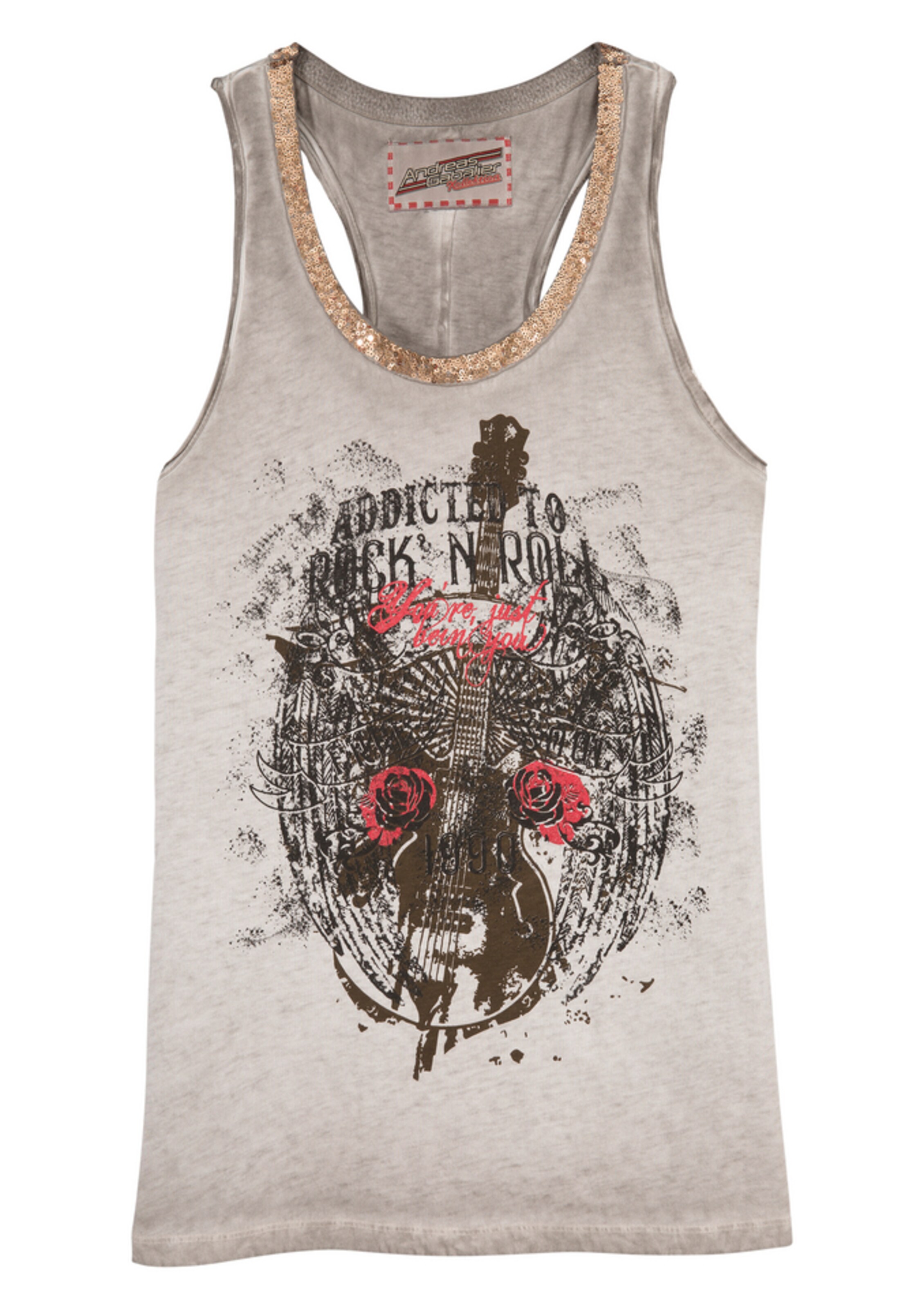 Andreas Gabalier Kollektion - Trachtentop in beige