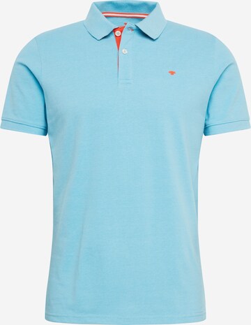 Coupe regular T-Shirt TOM TAILOR en bleu : devant