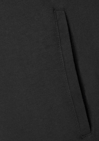 LASCANA Spalna srajca | črna barva